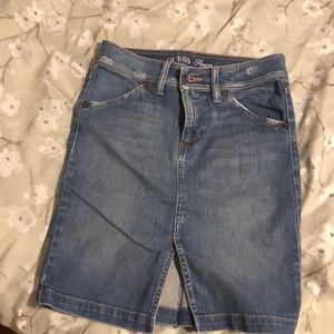 Denim skirt 27 inch waist Guess Premium